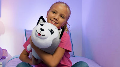 Flip A Zoo Mushmillows Soft Toy Hero Husky Into Powers Polar Bear