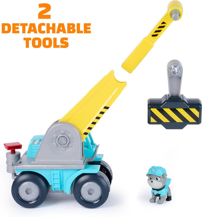 Paw Patrol Rubble And Crew Motor's Mega Hammer Vehicle And Figure