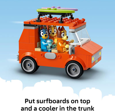 Lego Bluey 11202 Bluey's Beach And family Car Trip
