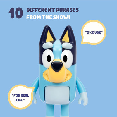 Bluey Chat Mates Single Figure Bluey