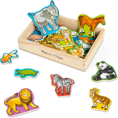 Melissa & Doug Animal Magnets 20pc Wooden Magnets Set