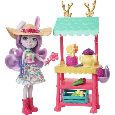 Enchantimals City Tails Bunny farms market Playset