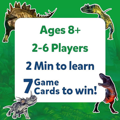 Skillmatics Guess In 10 Card Game World Of Dinosaurs Edition