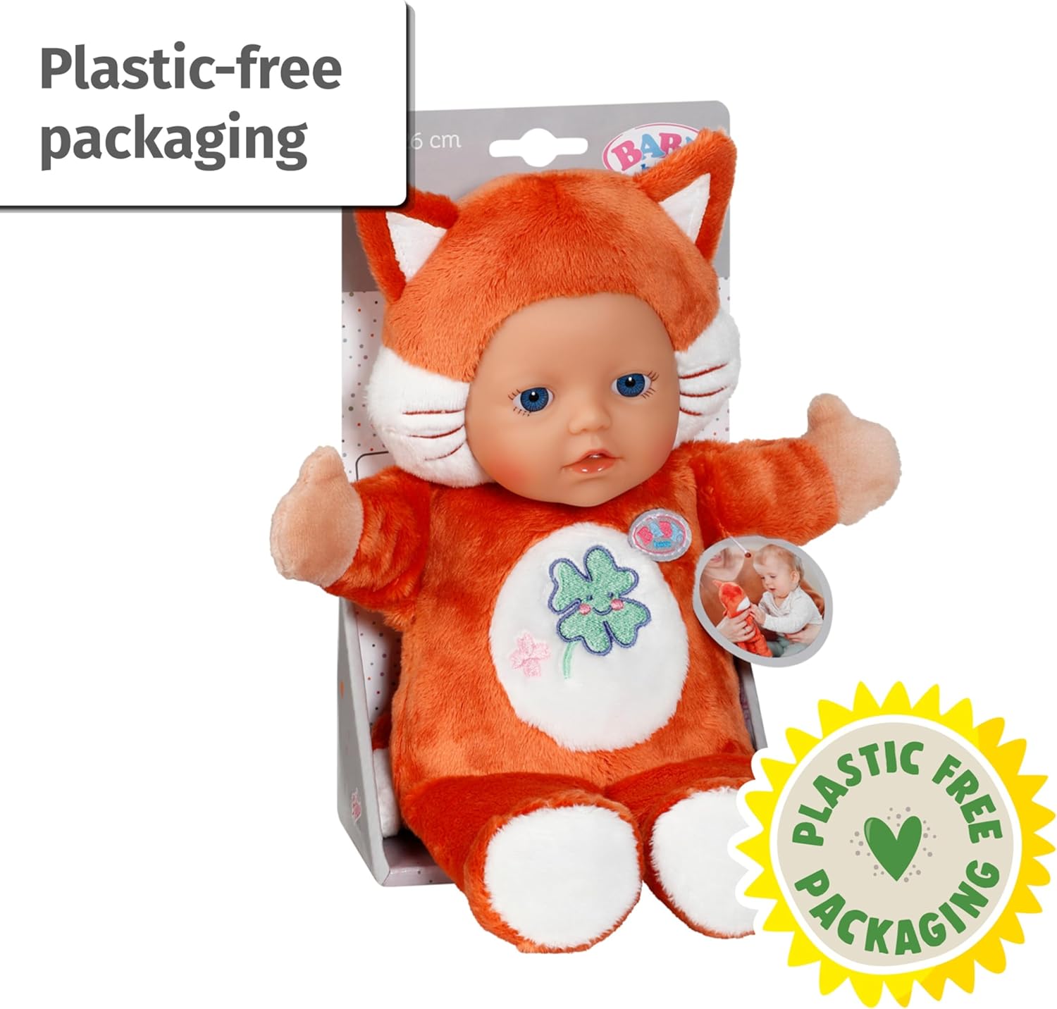 Baby Born Fox For Babies Doll / Soft Toy 26cm