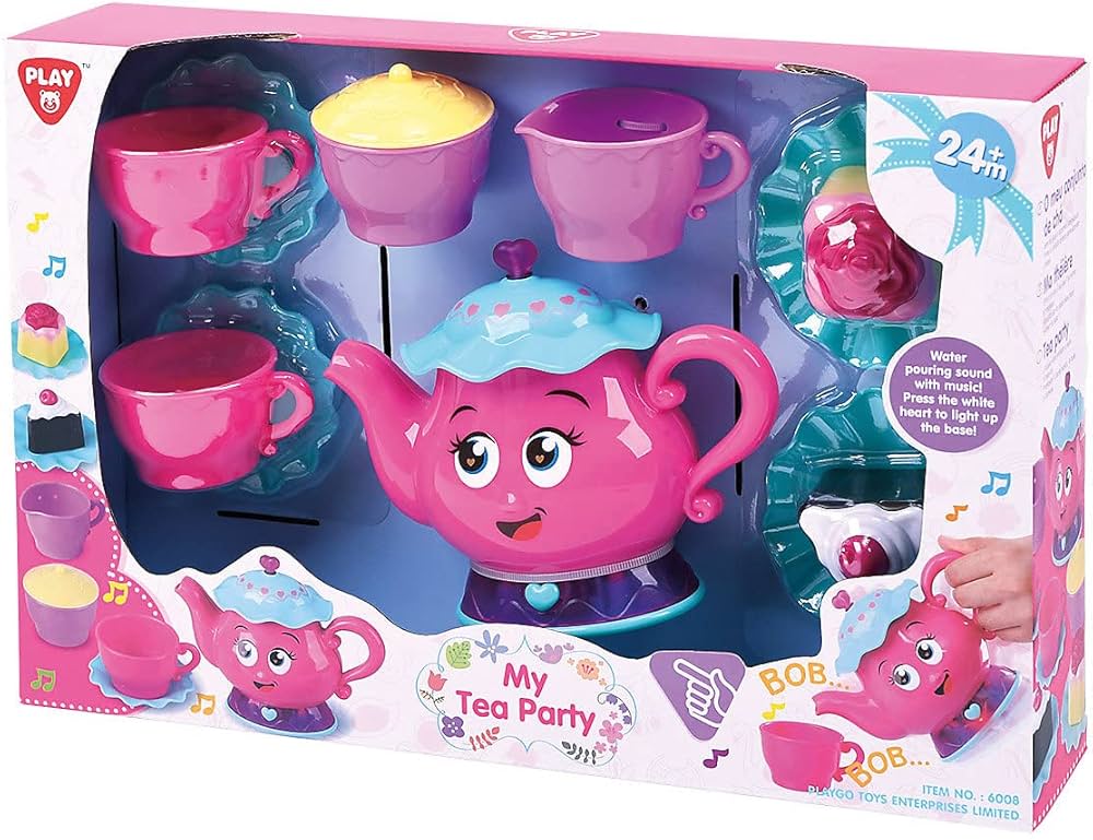 Playgo My Tea Party Infant Tea Set With Music And Sounds