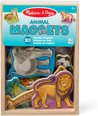 Melissa & Doug Animal Magnets 20pc Wooden Magnets Set