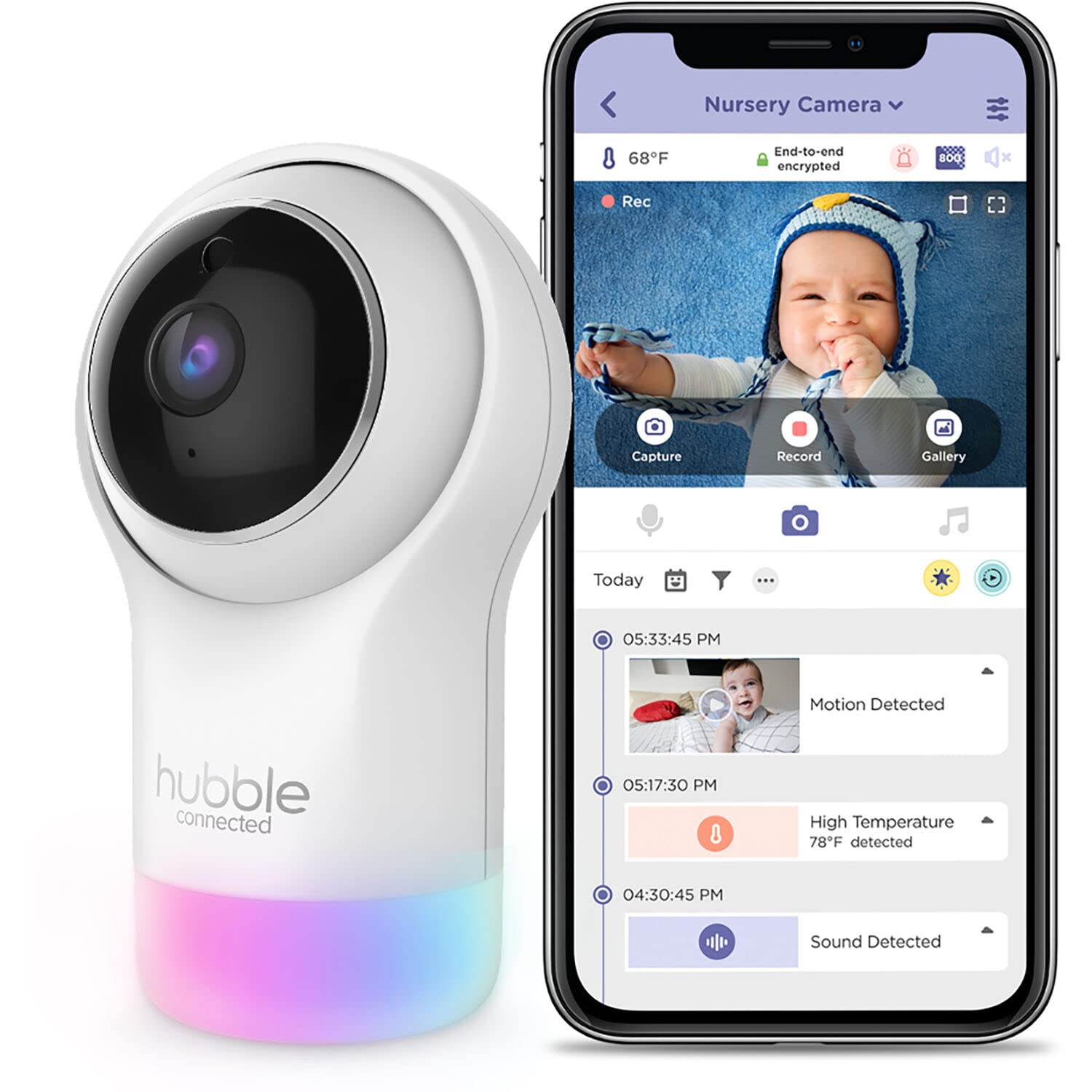 Hubble Glow 5 In 1 Smart Full HD Baby Monitor