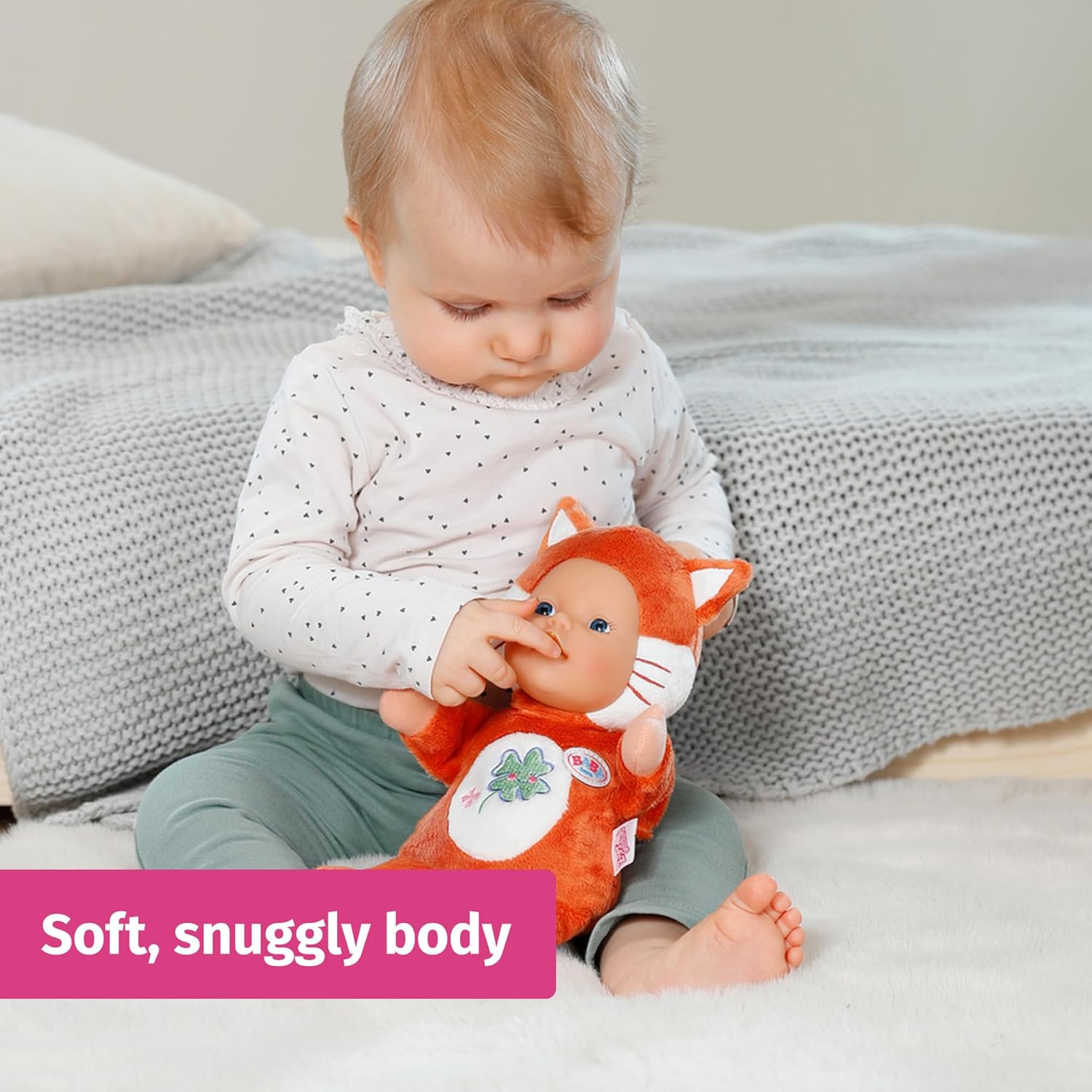 Baby Born Fox For Babies Doll / Soft Toy 26cm