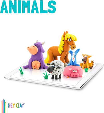 Hey Clay Sculpting Clay Animals 15 Can Set