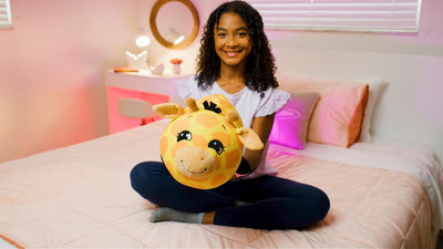 Flip A Zoo Mushmillows Soft ToyJazzy Giraffe Into Emi Elephant