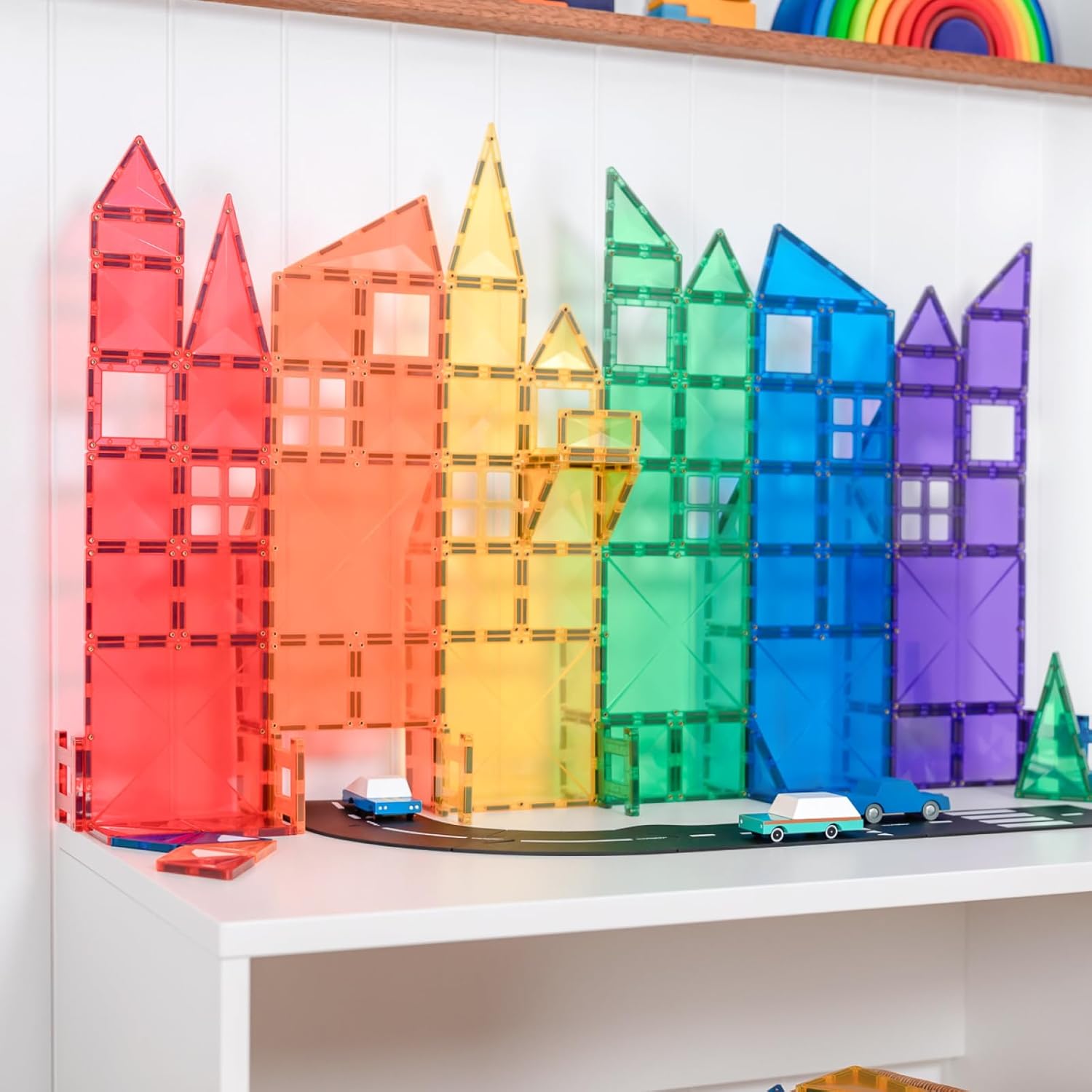 Connetix magnetic Tiles Rainbow Creative Pack 102pc