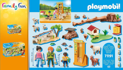 Playmobil Family Fun 71191 Petting Zoo 63pc Playset