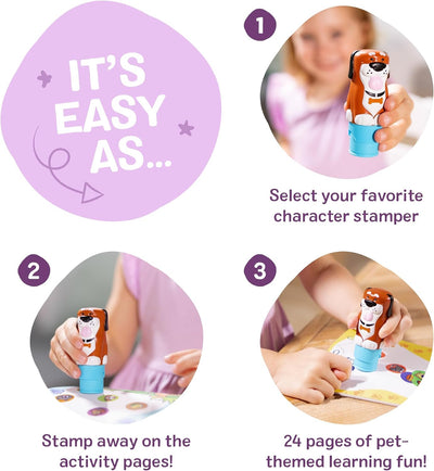 Melissa & Doug Sticker Wow Stamper Book Dog Bundle