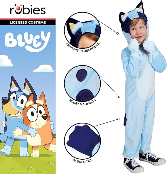 Bluey Child Costume 2-3 Years