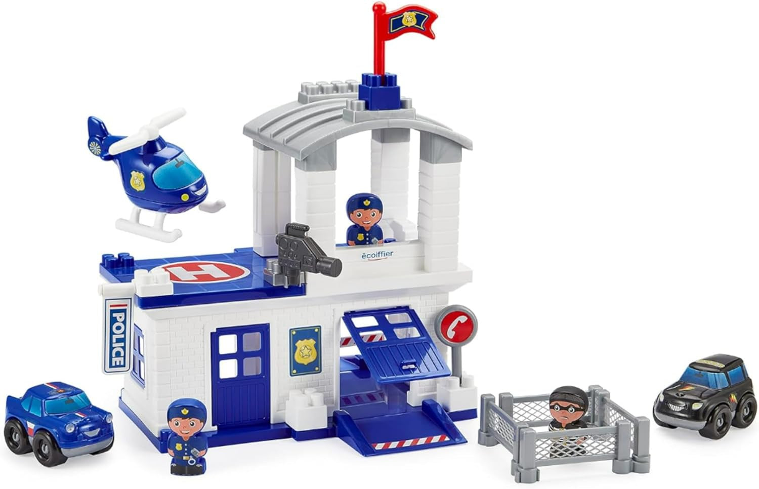 Abrick Police Station Playset