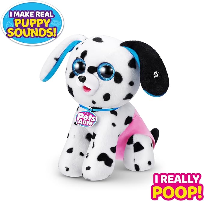Pets Alive Interactive Pooping Puppy Interactive Plush Toy