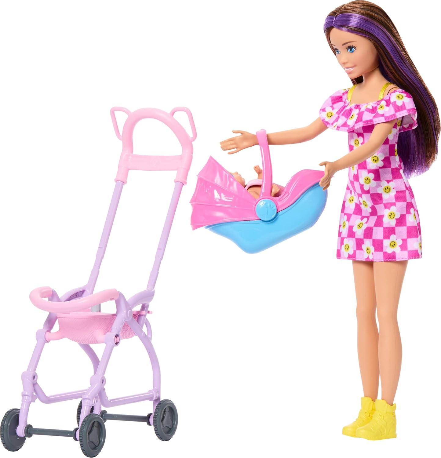 Barbie Babysitters Inc Out And About Doll And Accessories