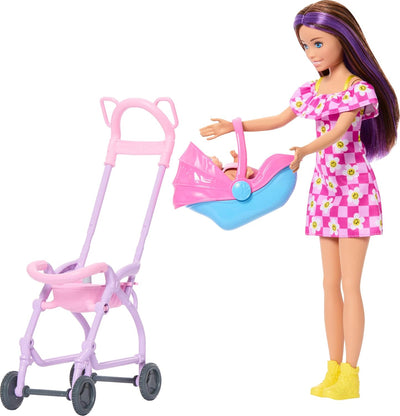 Barbie Babysitters Inc Out And About Doll And Accessories