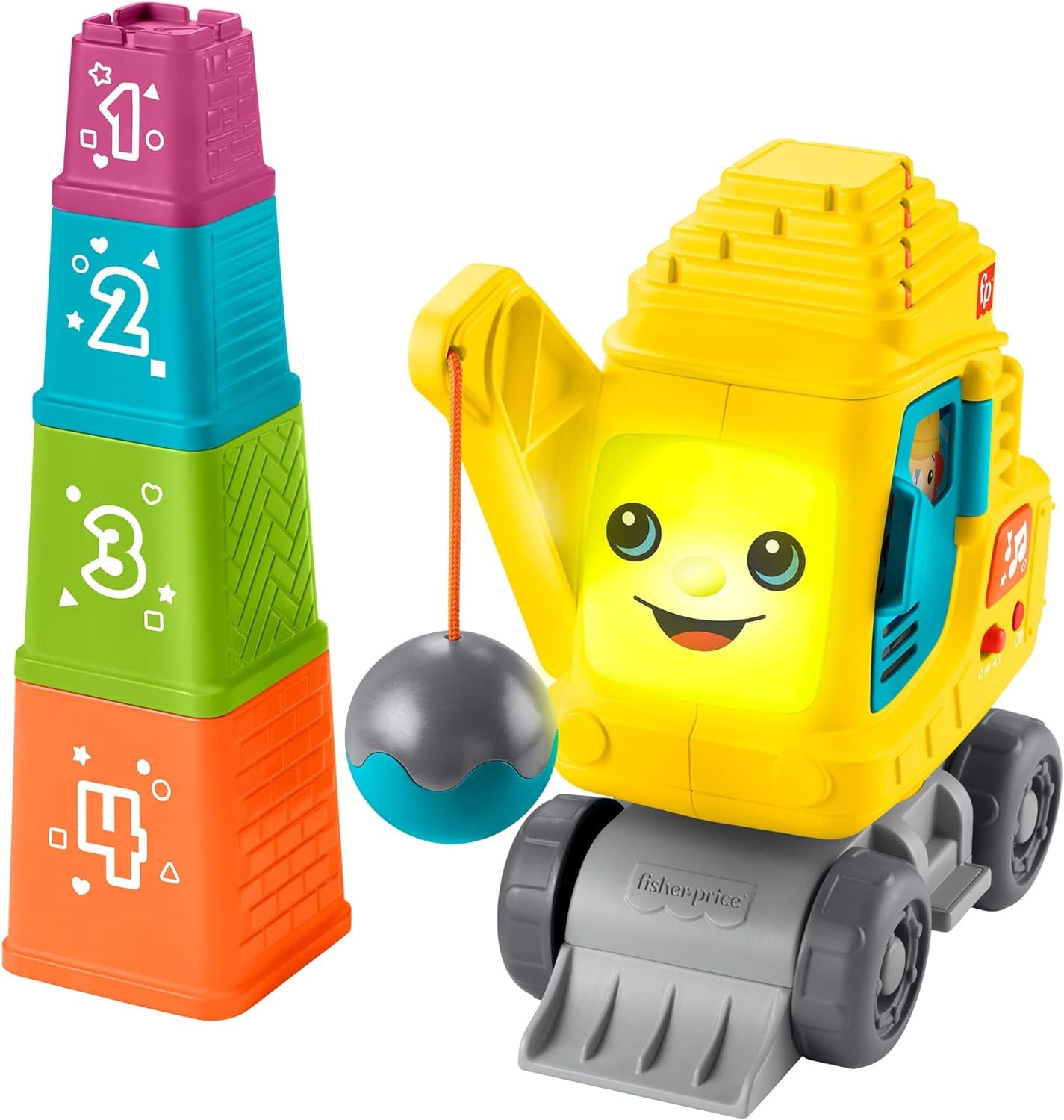 Fisher Price Count And Stack Crane