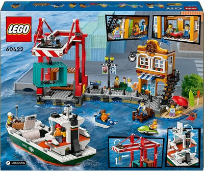 Lego City 60422 Seaside Harbour With Cargo Ship