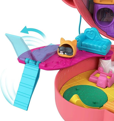 Polly Pocket Cuddly Cat Purse Playset