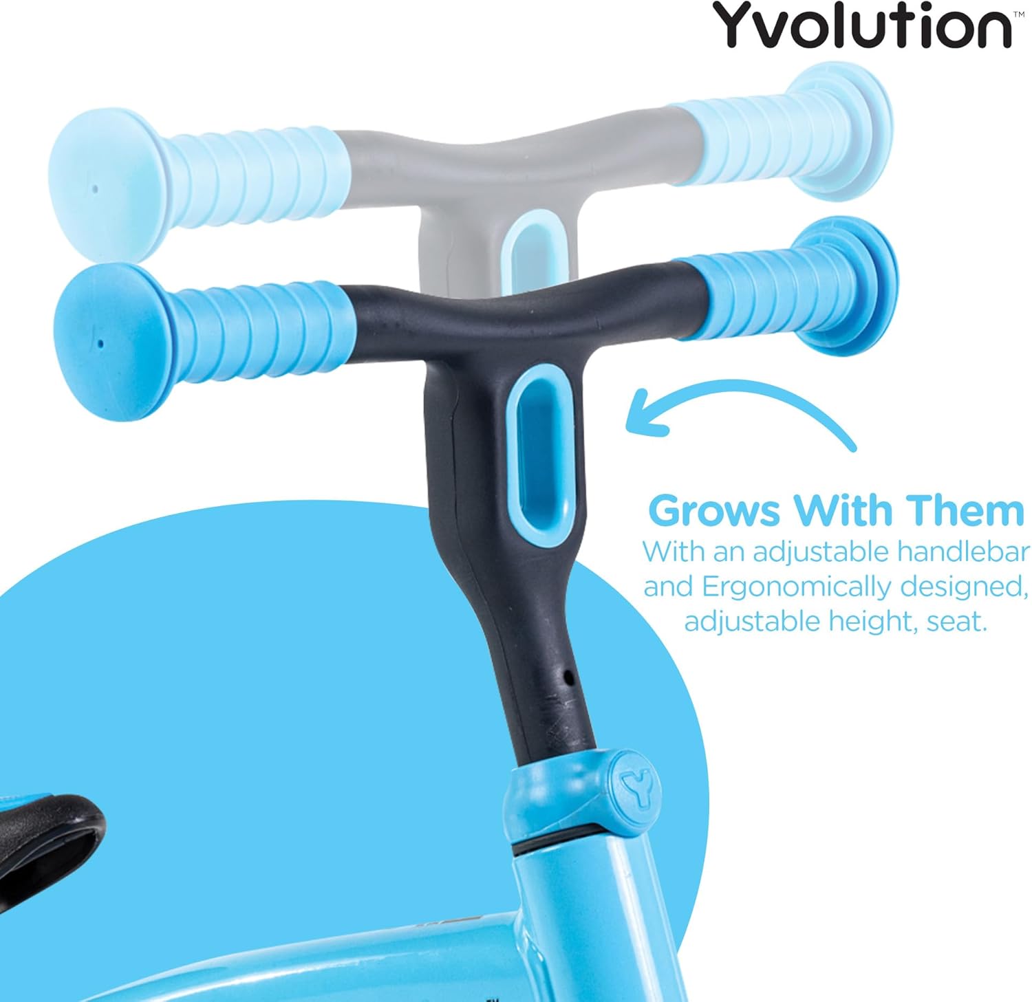 Yvolution Junior Balance Bike Blue 18months - 4 years
