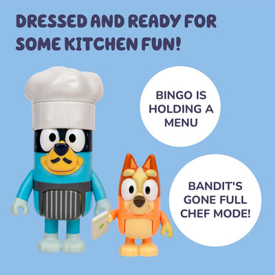 Bluey Pavlova 4 Figure Pack Bluey - Chilli - Bandit - Bingo