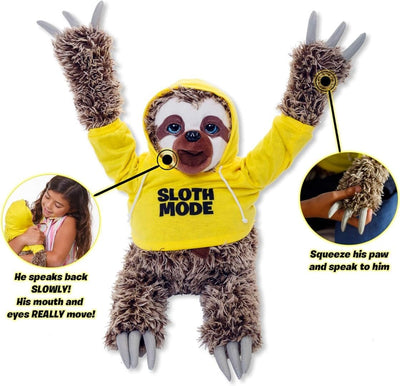 Snax The Sloth Animated Soft Toy