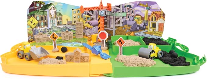 Kinetic Sand Construction Zone Playtset
