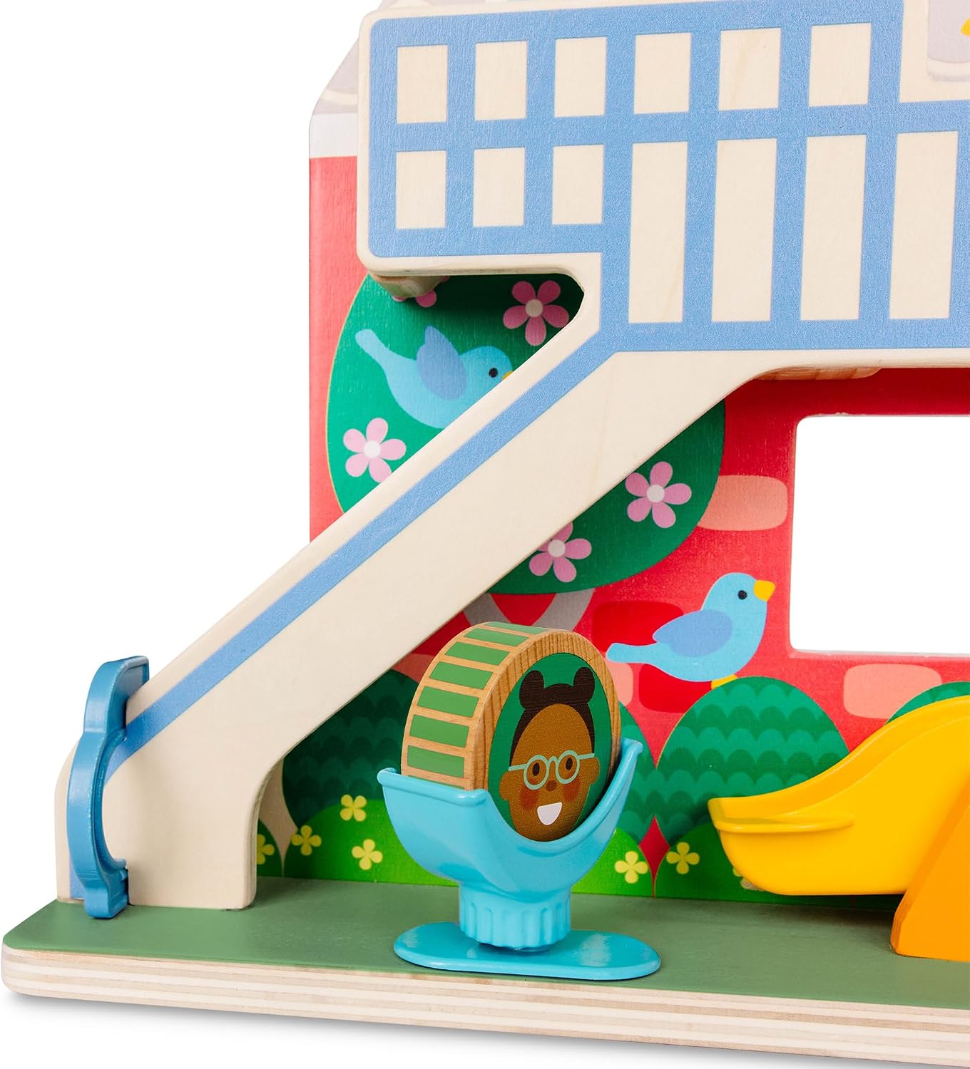 Melissa And Doug Go Tots Schoolyard Tumble Wooden Playset
