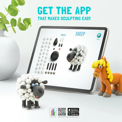 Hey Clay Sculpting Clay Animals 3 Can Set Doggie