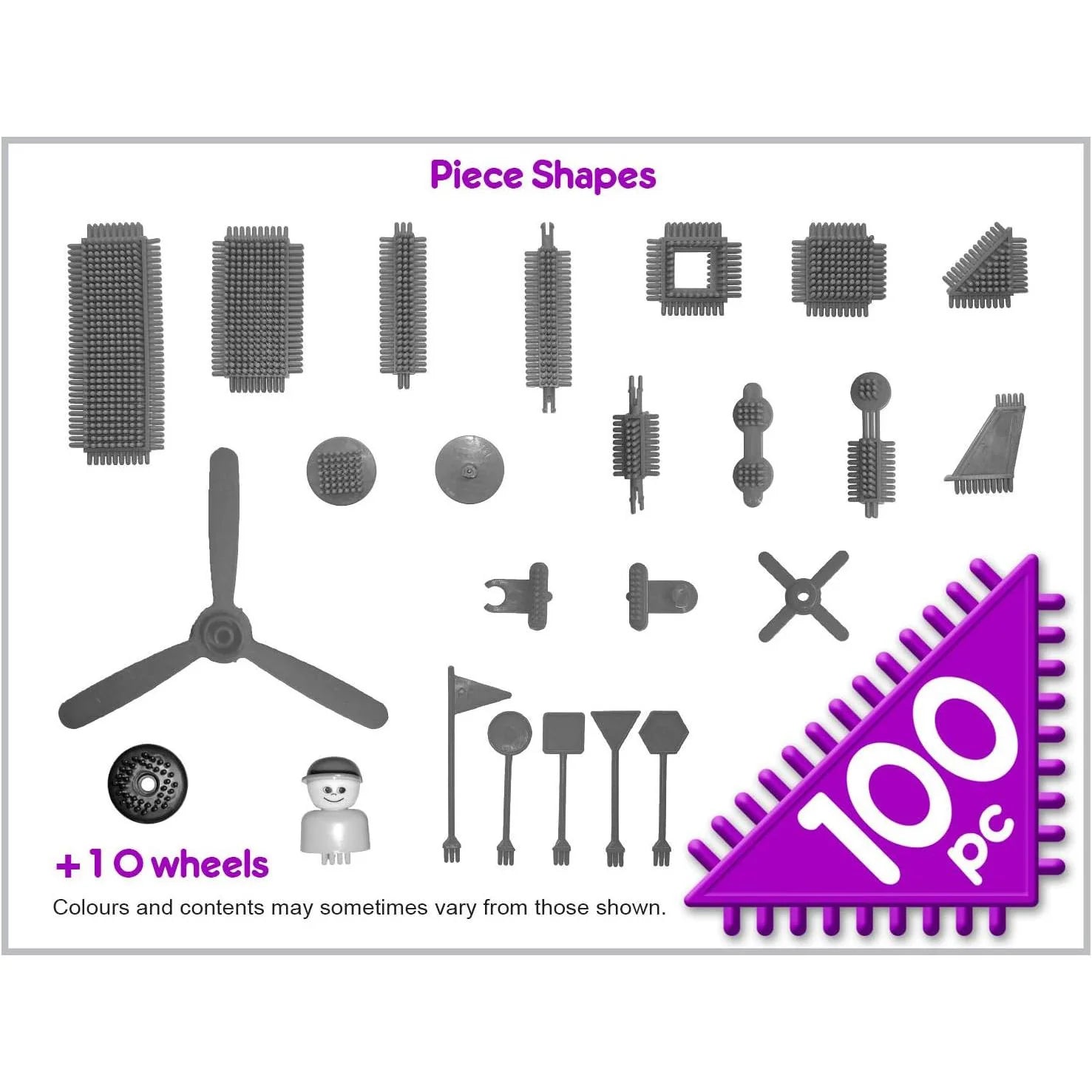 Fun Bricks Build And Play 100pc Set