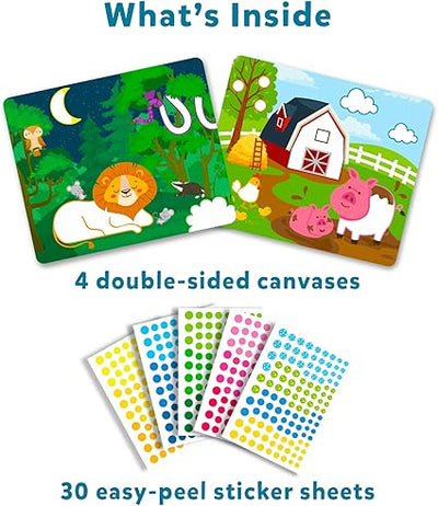 Skillmatics Dot It! Sticker Activity Set Wild Farm And Underwater Animals