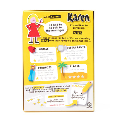 Karen The Game Of One Star Reviews