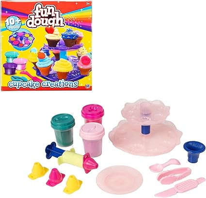 Fun Dough Ice Cream Treats / Cupcake Creations 10pc Playset Assorted