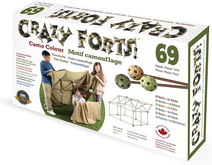 Crazy Forts Original Camo 69pc Fort Construction Set