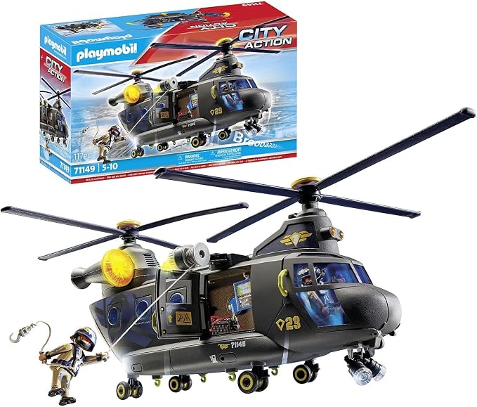 Playmobil 71149 Tactical Unit Twin Propellor Helicopter