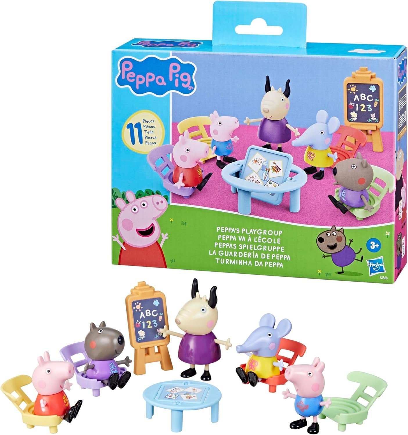 Peppa Pig Peppa's Playgroup Figure Set With Accessories