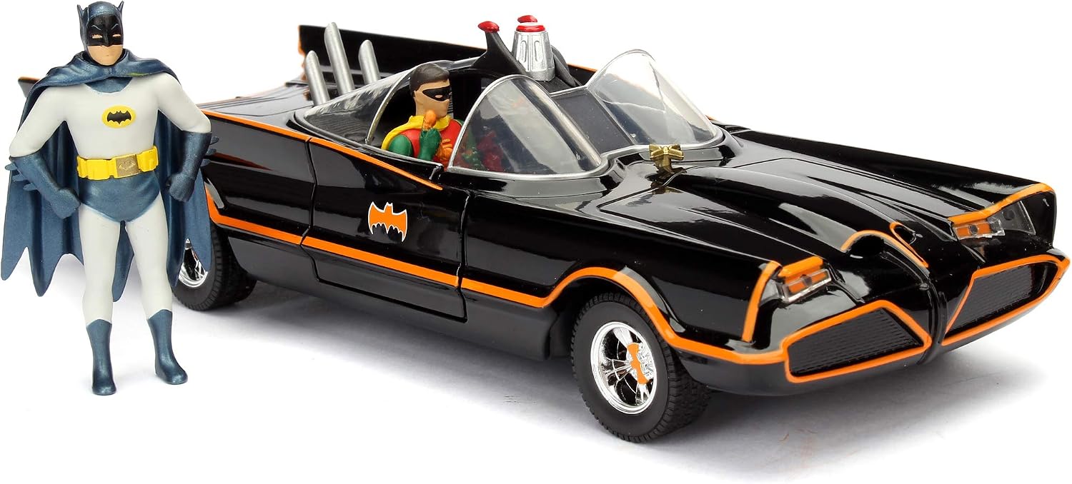 Batman 1966 Classic TV Series Batmobile With Batman Figure