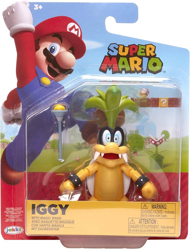 Super Mario 4" Figure Iggy