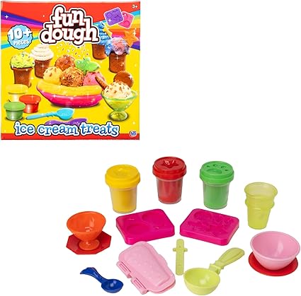 Fun Dough Ice Cream Treats / Cupcake Creations 10pc Playset Assorted