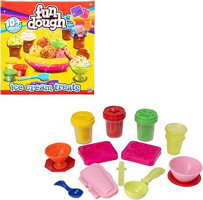 Fun Dough Ice Cream Treats / Cupcake Creations 10pc Playset Assorted