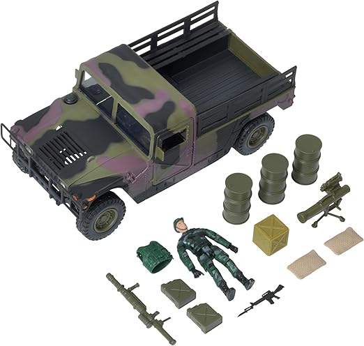 World Peacekeepers Humvee Pick Up Truck With Figure And Accessories