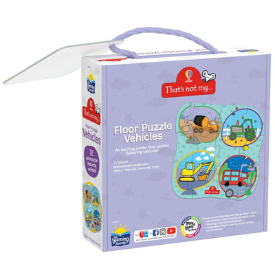 That's Not My First Floor Puzzle 12pc Jigsaw Puzzle Vehicles