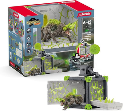 Schleich Eldrador 42677 Battle Cave Stone Chameleon