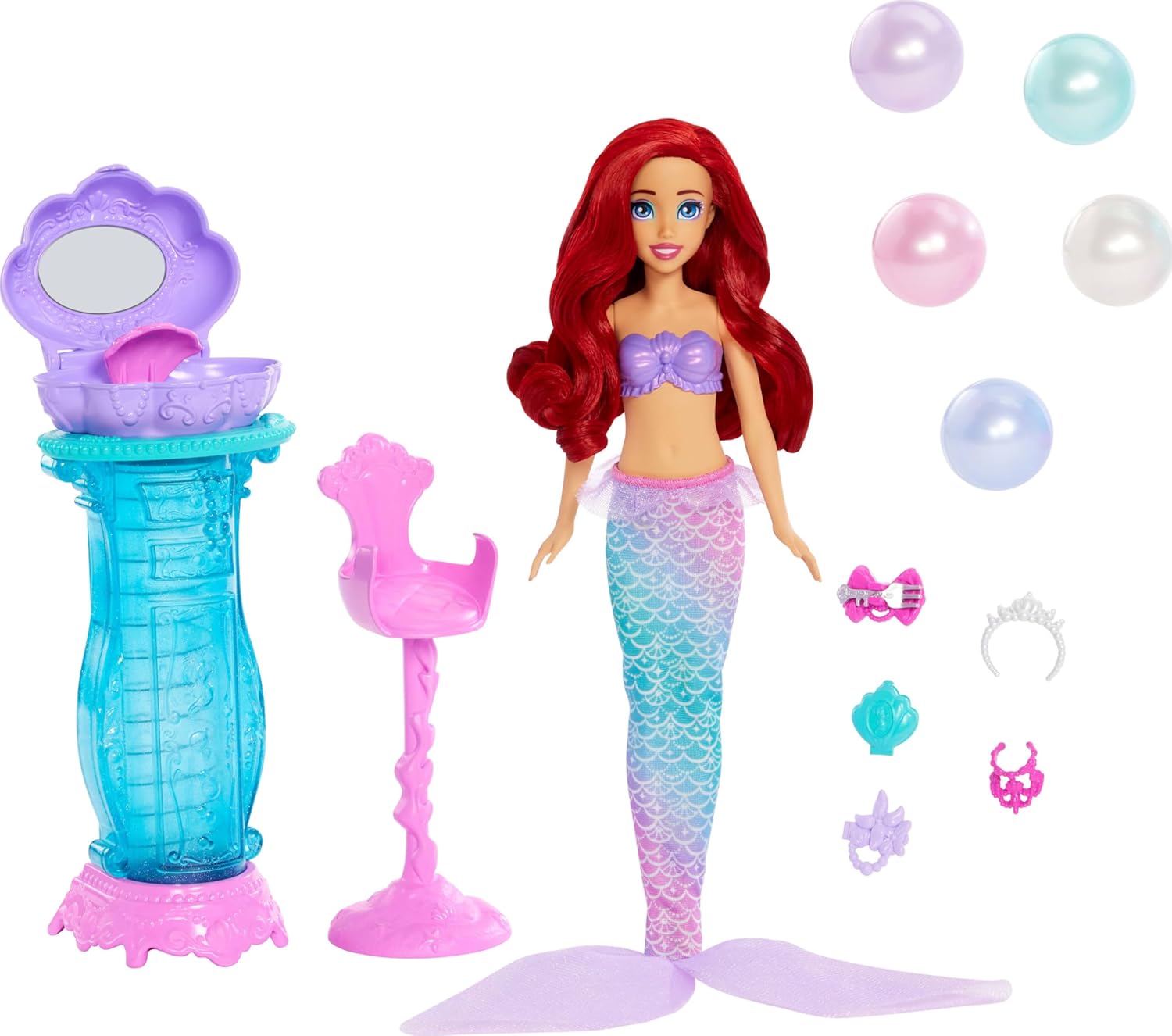 Disney Princess Vanity Pop Ariel Doll With 5 Surprises