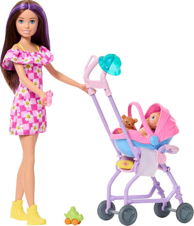 Barbie Babysitters Inc Out And About Doll And Accessories