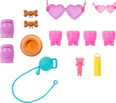 Barbie Pets Skate And Run Doll And Puppy Playset