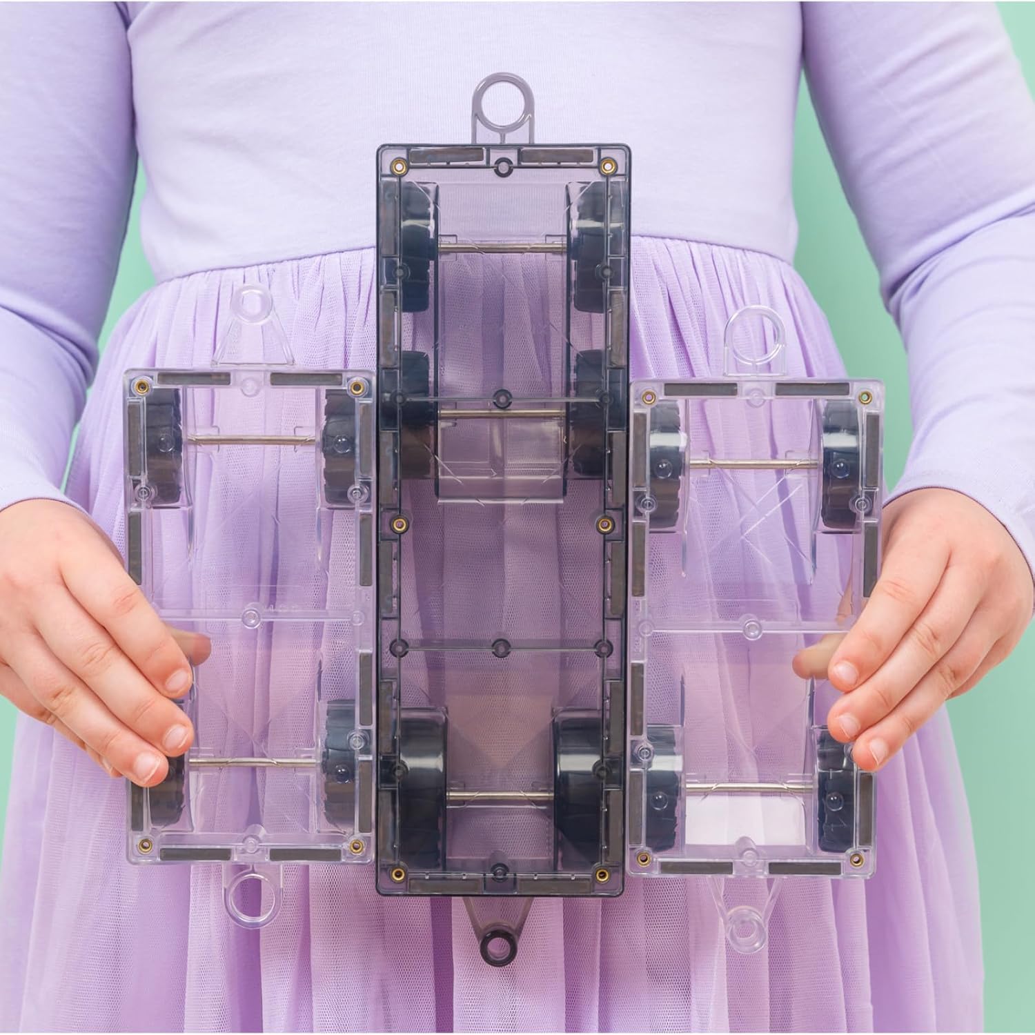 Connetix Magnetic Tiles Pastel Transport Pack 50pc