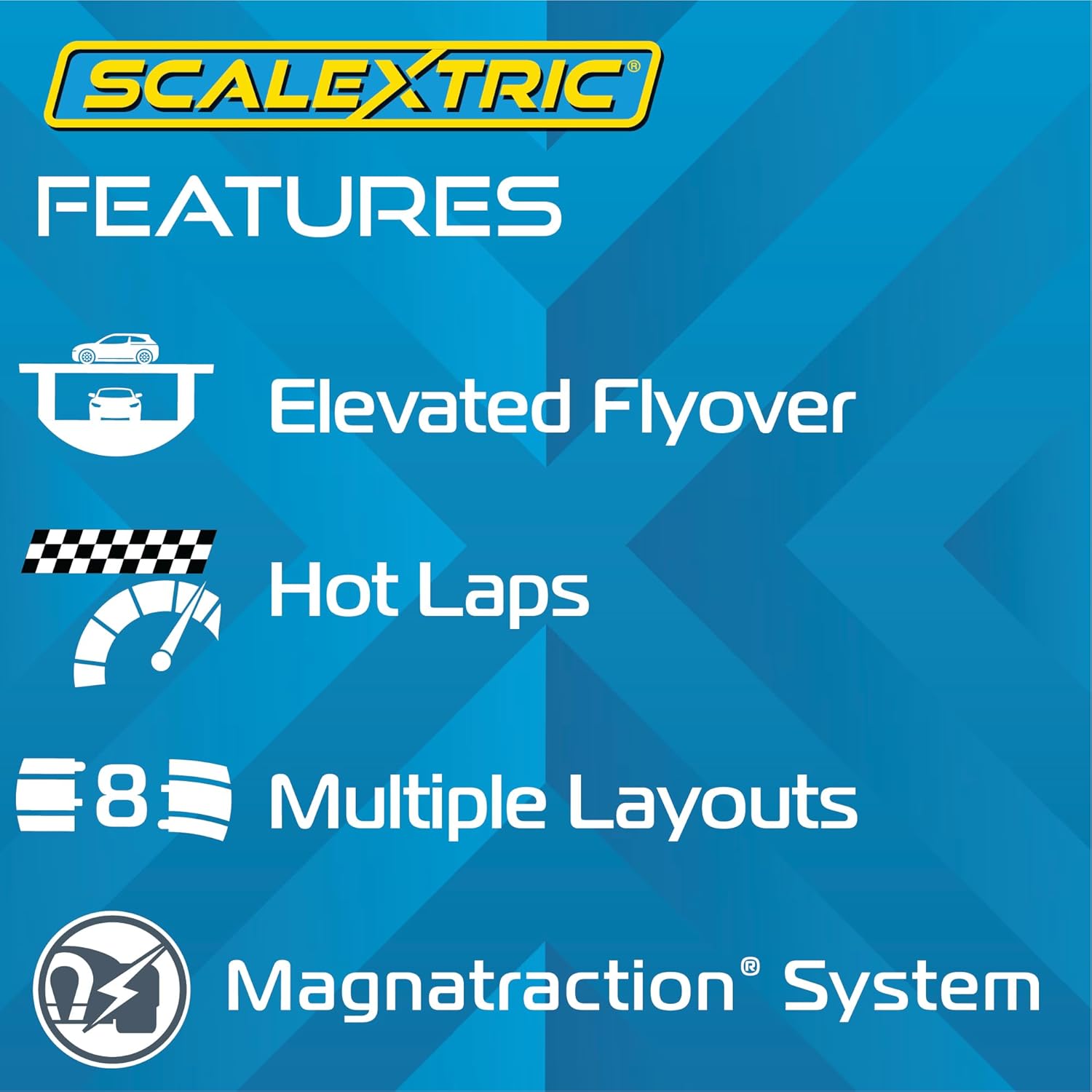 Scalextric Ford Puma Rally1 Hot Laps Race Track Set